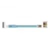 Delock konzolový adaptérový kábel USB 2.0 na sériový RS-232 RJ45, 3 m, modrý