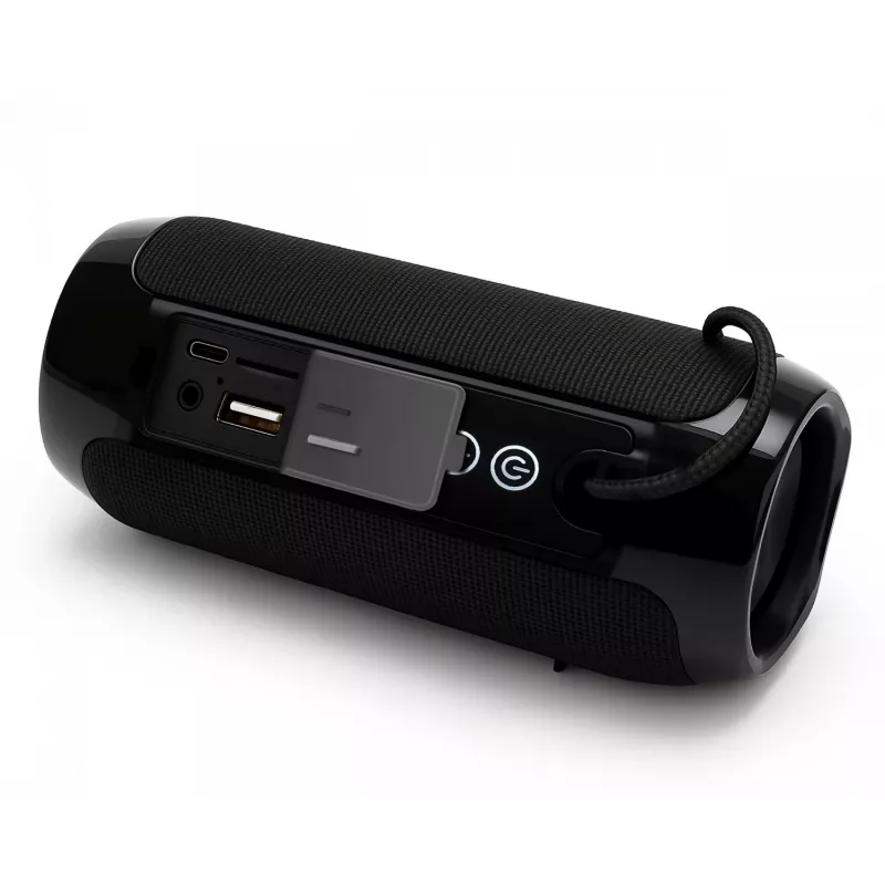Prenosný Bluetooth stereo reproduktor SQUEAK SQ1008 — 14W RMS, Bluetooth 5.3, 1200 mAh, IPX4, FM, LED, AUX, USB