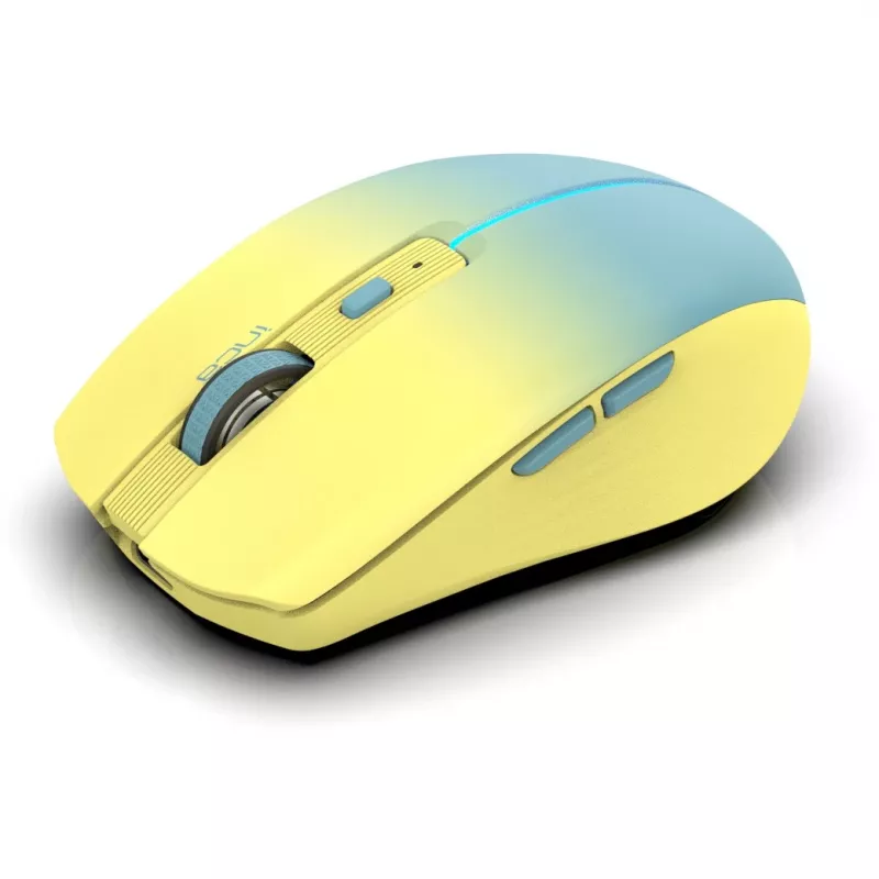 Cian Technology GmbH INCA myš IWM-511RS Bluetooth+bezdrôtová RGB základná farba žltá