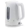 Elektrická kanvica Adler AD 1379w — 1,7 l, do 2200 W, biela, 360° podstavec, polypropylén