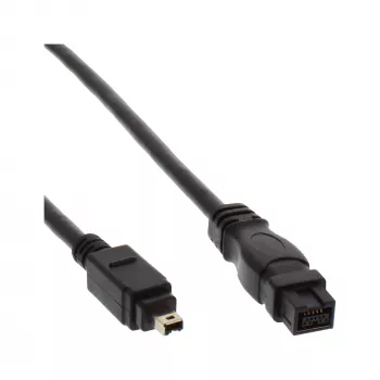 FireWire 400 na 800 kábel InLine 34901 1m konektor/konektor čierna