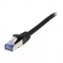 Patch kábel RJ45 - CAT6A 500Mhz - 2m - čierny - S-STP(S/FTP) - testované komponenty (certifikát GHMT) - AWG