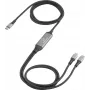 Renkforce USB kábel USB 2.0 USB-C konektor samec čierny RF-6721084 (RF-6721084)