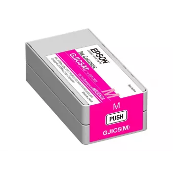 Epson GJIC5(M): atramentová kazeta pre ColorWorks C831 (purpurová) (minimálne množstvo objednávky = 10)