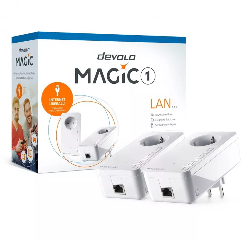 Ethernet LAN štartovacia sada Devolo Magic 1 Lan 1-1-2