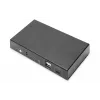 DIGITUS DS-12901 - KVM/audio/USB switch - 4K 30 Hz, USB-C/USB/HDMI vstup, HDMI výstup, sieť