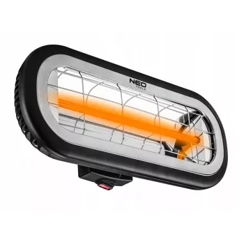 NEO TOOLS 90-032 elektrický infračervený žiarič pre interiér a exteriér 2000 W Čierny