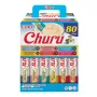 Mokré krmivo pre mačky INABA Churu 80P s receptúrou z tuniaka — 80 tub x 14 g