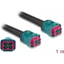 DeLOCK kábel HDMTD Z Quad zásuvka na HDMTD Z Quad zásuvka 1 m krytie IP67