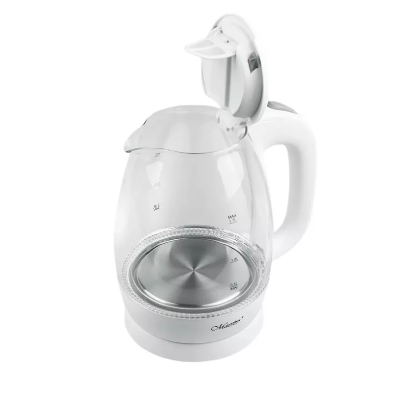 MAESTRO ELEKTRICKÁ RÝCHLOVARNÁ KANVICA SKLO 1,7 L, 2200 W