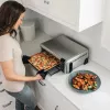 Ninja SP101 samostatná 10 L voľne stojaca 2400 W teplovzdušná fritéza čierna, nerezová oceľ