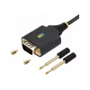 StarTech.com 13ft (4m) 2-portový USB na sériový adaptérový kábel, vymeniteľné DB9 skrutky/matice, COM retention, USB-A na DB9 RS232, FTDI, Level-4 ESD ochrana, Windows/macOS/ChromeOS/Linux – robustná TPE konštrukcia
