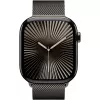Apple Watch Series 10 GPS + Cellular 46mm puzdro Slate Titanium so Slate Milanese náramkom - M/L (MWYW3QF/A)