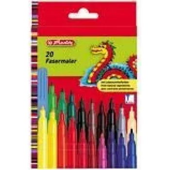 Fixka Herlitz 08649238 viacfarebná 20 ks hrúbka 2 mm