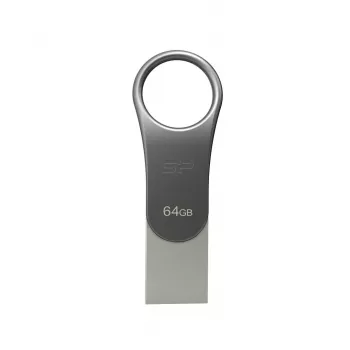 Silicon Power Mobile C80 USB kľúč 64 GB USB Type-A / USB Type-C 3.0 (3.1 Gen 1) titánová