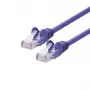LOGON Professional TCU55U100V sieťový prepojovací kábel Cat5e U/UTP (UTP), 10 m, fialový