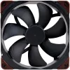 Noctua NF-A14 industrialPPC-2000 PWM ventilátor do skrine, 140x25 mm, 12 V, PWM, 500–2000 ot./min, 182,5 m³/h, 31,5 dB, ložisko SSO, čierna/hnedá