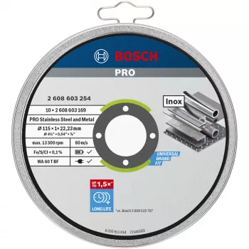 Bosch 2 608 603 254 príslušenstvo k uhlovej brúske rezací kotúč