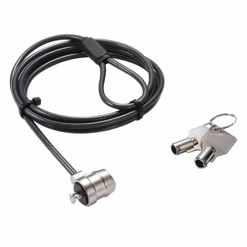 Dicota bezpečnostný kábel T-Lock Base, s kľúčom, 3x7mm slot