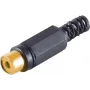 RCA konektor samica ShiverPeaks BS51500-SG čierny