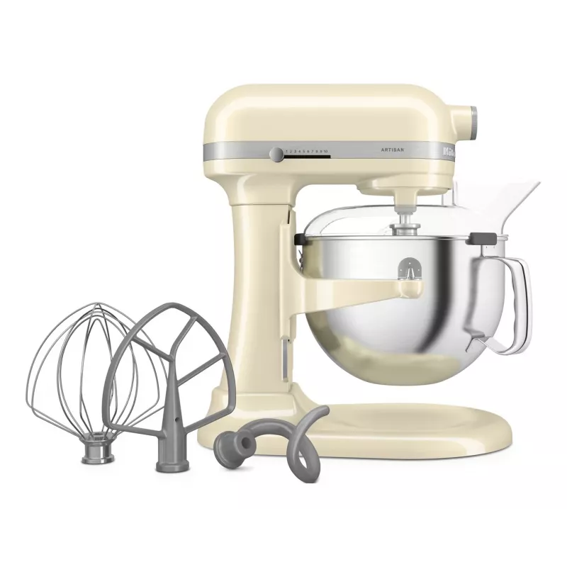 KitchenAid 5KSM60SPXEAC stolový mixér 375 W krémová, sivá, nerezová oceľ