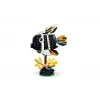 Stavebná hračka LEGO Creator 3-in-1 Divé zvieratá tropický tukan set 31173