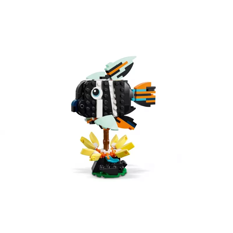 Stavebná hračka LEGO Creator 3-in-1 Divé zvieratá tropický tukan set 31173