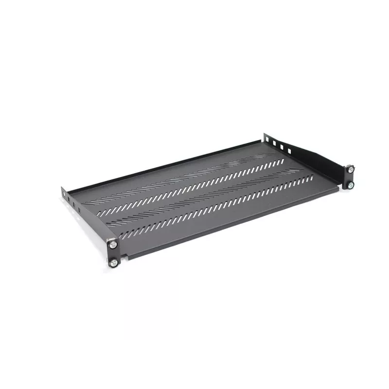 DIGITUS polica 1U pevná, hĺbka 250 mm, pre 19-palcové racky, nosnosť 15 kg