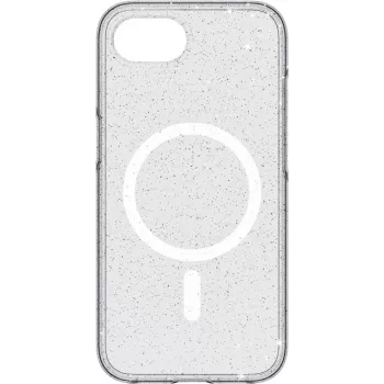 White Diamonds Cover Mag Glitter puzdro pre Apple iPhone 16e, transparentné (00229692)