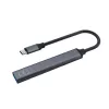 USB 3.0 4-portový hub SAVIO AK-71 s USB-C host, 5000 Mbit/s, 2 roky záruka