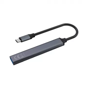 USB 3.0 4-portový hub SAVIO AK-71 s USB-C host, 5000 Mbit/s, 2 roky záruka