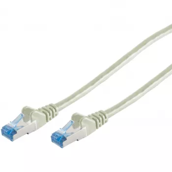 Patch kábel CAT6a RJ45 S/FTP PiMF 20m sivý