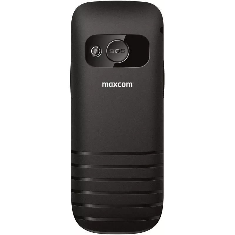 MaxCom MM720 SE mobilný telefón pre seniorov, 2,2-palcový displej, GSM 900/1800, čierny