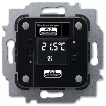 Vykurovací aktor Busch-Jaeger 6224/2.0, pod omietku, 24 V, LCD, 71×71×30 mm