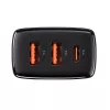Baseus 30W USB nabíjačka QC PD3.0 Type-C PD rýchlonabíjačka pre iPhone 17 16 15 14 13 12 Pro Max Xiaomi Samsung