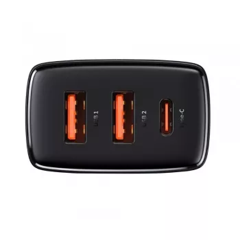 Baseus 30W USB nabíjačka QC PD3.0 Type-C PD rýchlonabíjačka pre iPhone 17 16 15 14 13 12 Pro Max Xiaomi Samsung