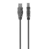 Belkin USB 2.0 Premium tlačiarňový kábel, USB-A / USB-B, 1,8 m, čierny.