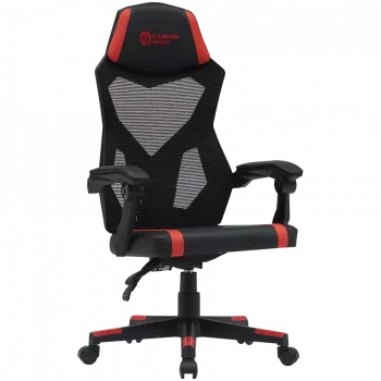 Canyon MCH01 - Flow - ergonomická herná stolička - čierna a červená