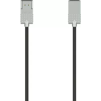 Hama ultra-slim HDMI kábel 1 m HDMI Type-A (štandard) čierny, strieborný