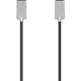 Hama ultra-slim HDMI kábel 1 m HDMI Type-A (štandard) čierny, strieborný