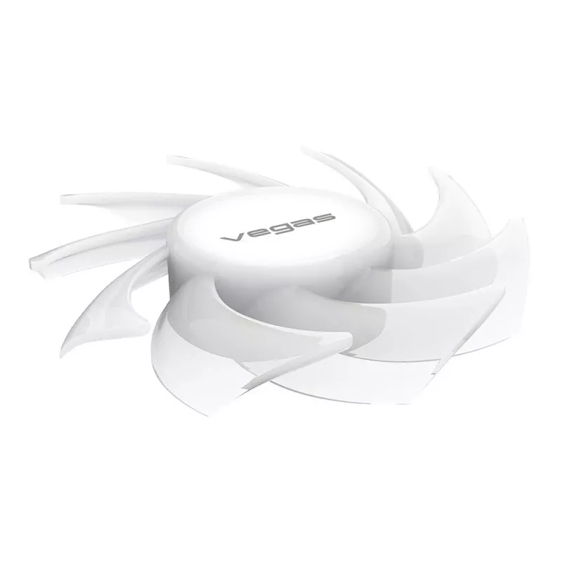 AKASA VEGAS A12 120mm ARGB skriňový ventilátor - biela