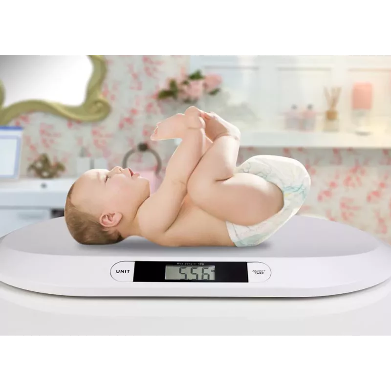 Esperanza EBS019 Bebe elektronická detská váha, 20 kg, presnosť 10 g, LCD displej, biela