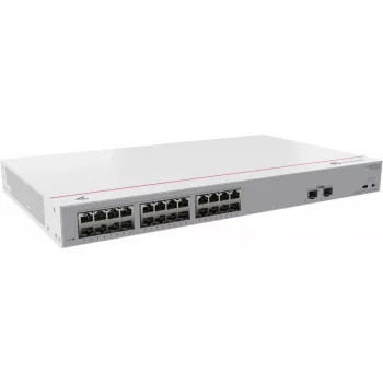 HUAWEI eKit S110 séria S110-24LP2SR neupravovaný L2 Gigabit Ethernet (10/100/1000) Power over Ethernet (PoE) 1U sivý