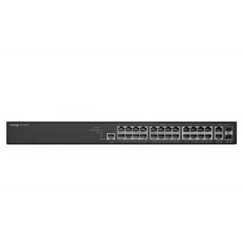 GS-2426P Managed L2 Gigabit Ethernet (10/100/1000) Power over Ethernet (PoE) 1U čierny