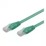 Wentronic Goobay CAT 5e patch kábel, U/UTP, zelený, 1 m - CCA medená zmes (68343)