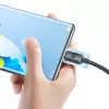 Baseus Crystal Shine kábel USB na USB-C, 100W, 2m (čierna)