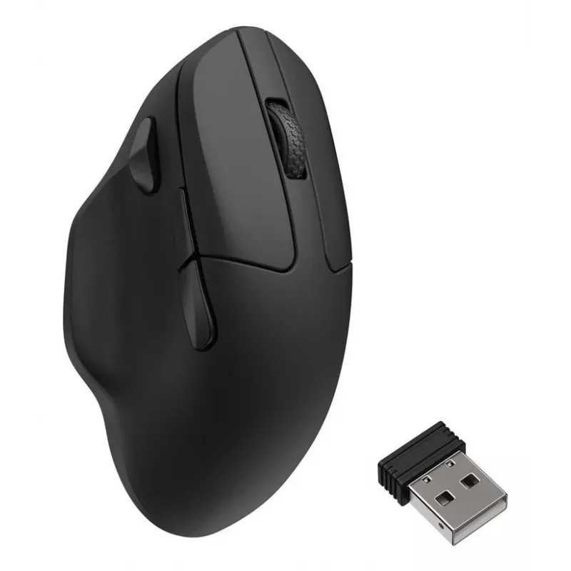 Bezdrôtová myš Keychron M7 8K čierna — kompaktný ergonomický dizajn, nabíjateľná