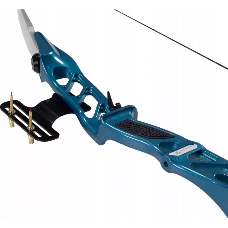 Take Down recurve luk POE LANG RE-023U-30 — 30 lb, 1570 mm, tetiva 22–29 palcov, modrý