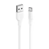Kábel USB2.0 na MICRO-B/1M biely Ctiwf Vention