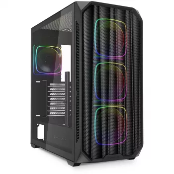 Sharkoon AK5M RGB Midi Tower čierna